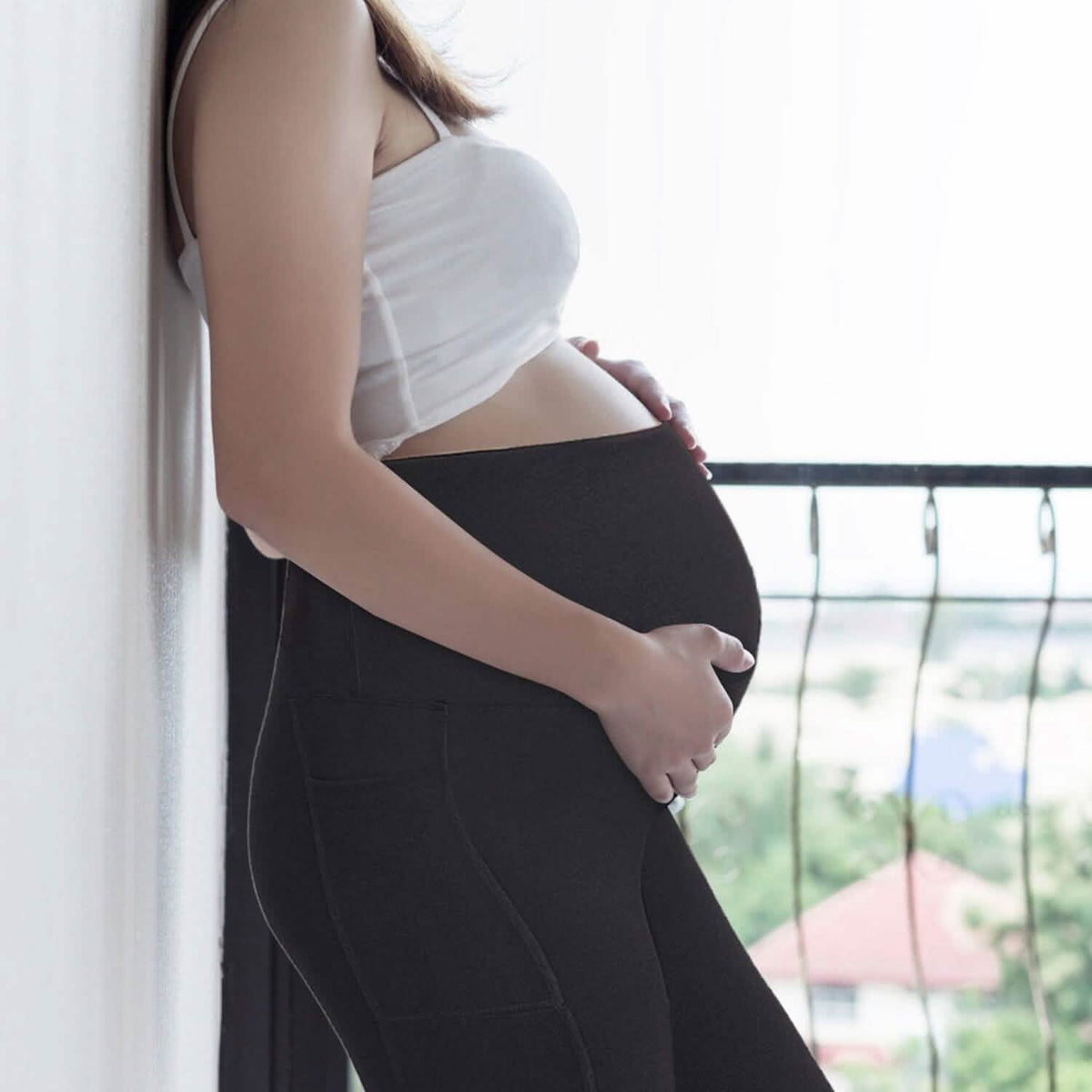 Women Maternity Seamless Shorts