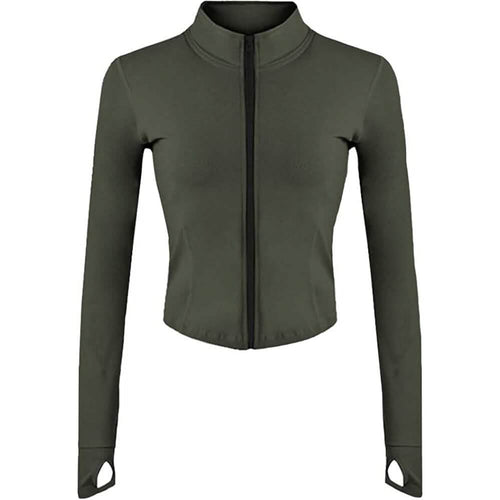 Women's Athletic Full Zip Lightweight Workout Jacket