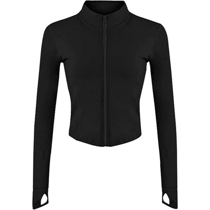Women's Athletic Full Zip Lightweight Workout Jacket