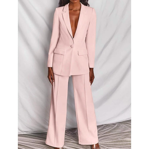 Women's Suits Regular Pocket Coat Formal Fashion