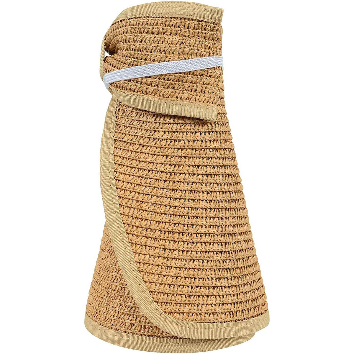 Women's Wide Brim Roll-up Straw Sun Hat Sun Visor