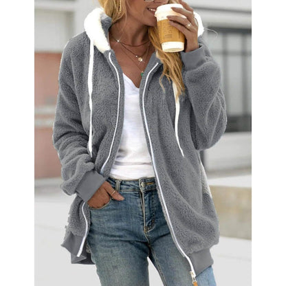 Women's Zip Fleece Hoodie Sweatshirt