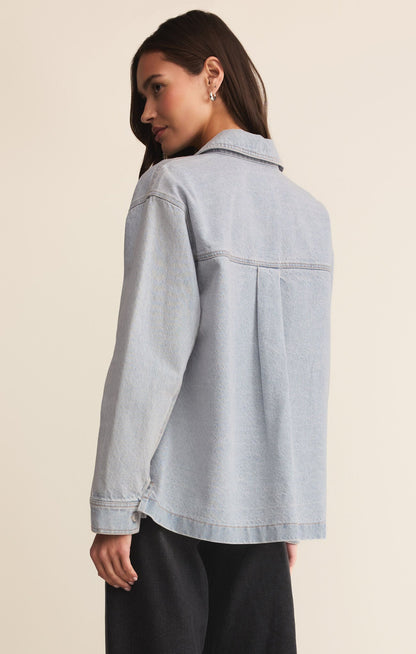 On The Road Denim Jacket - Faded Indigo