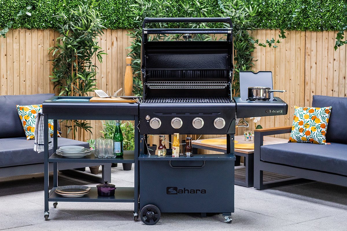 Sahara X475 Gas Barbecue | 4 Burner BBQ for Summer Entertaining
