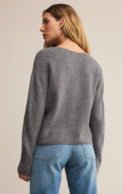 Emile Cardigan - Classic Heather Grey