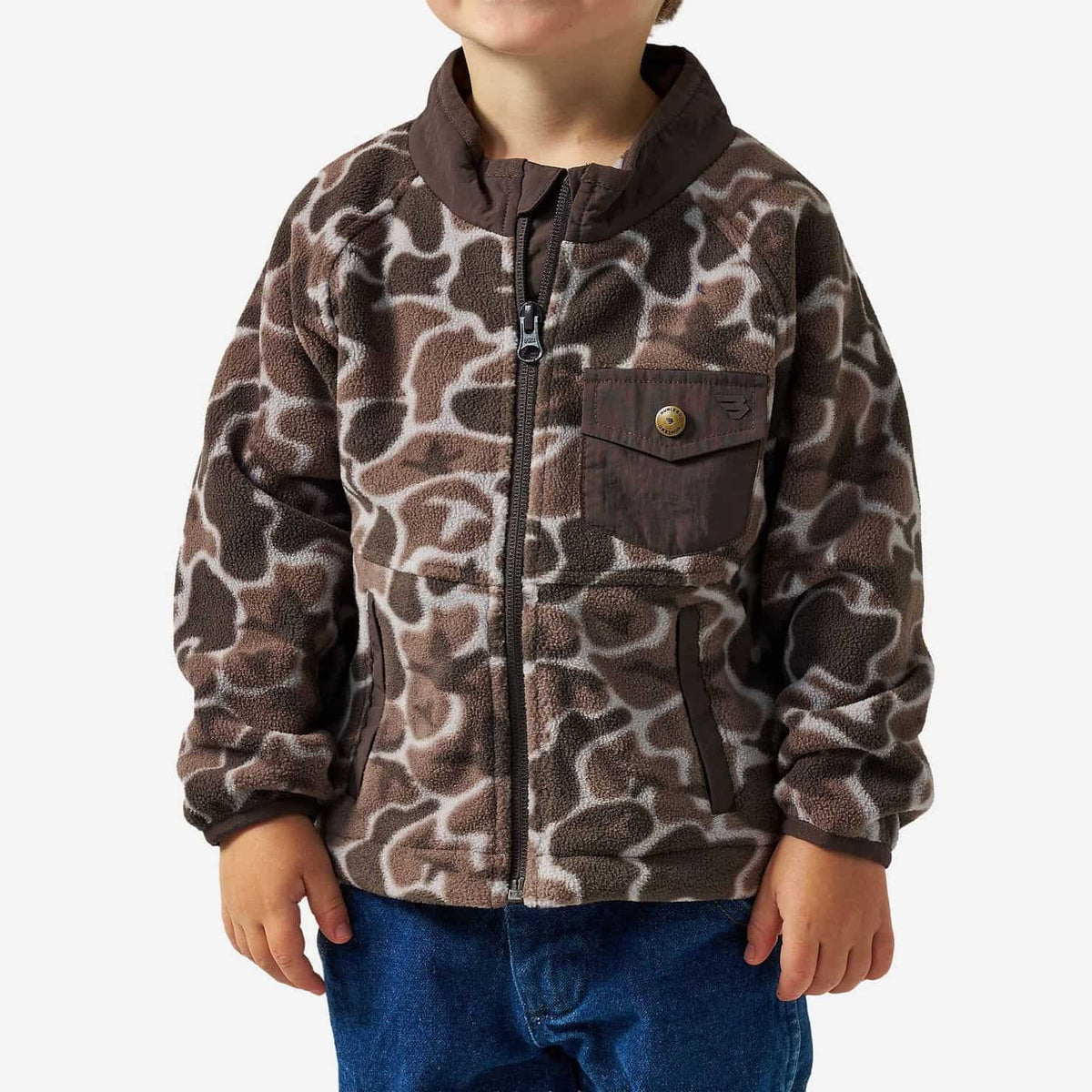 Burlebo: Youth Micro Fleece- Mallard Mayhem Camo