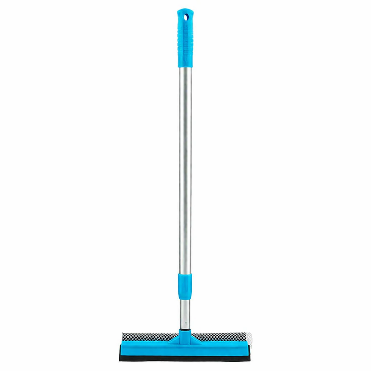2-in-1 Window Squeegee with Aluminium Rod Handle – Glass Cleaning Wiper