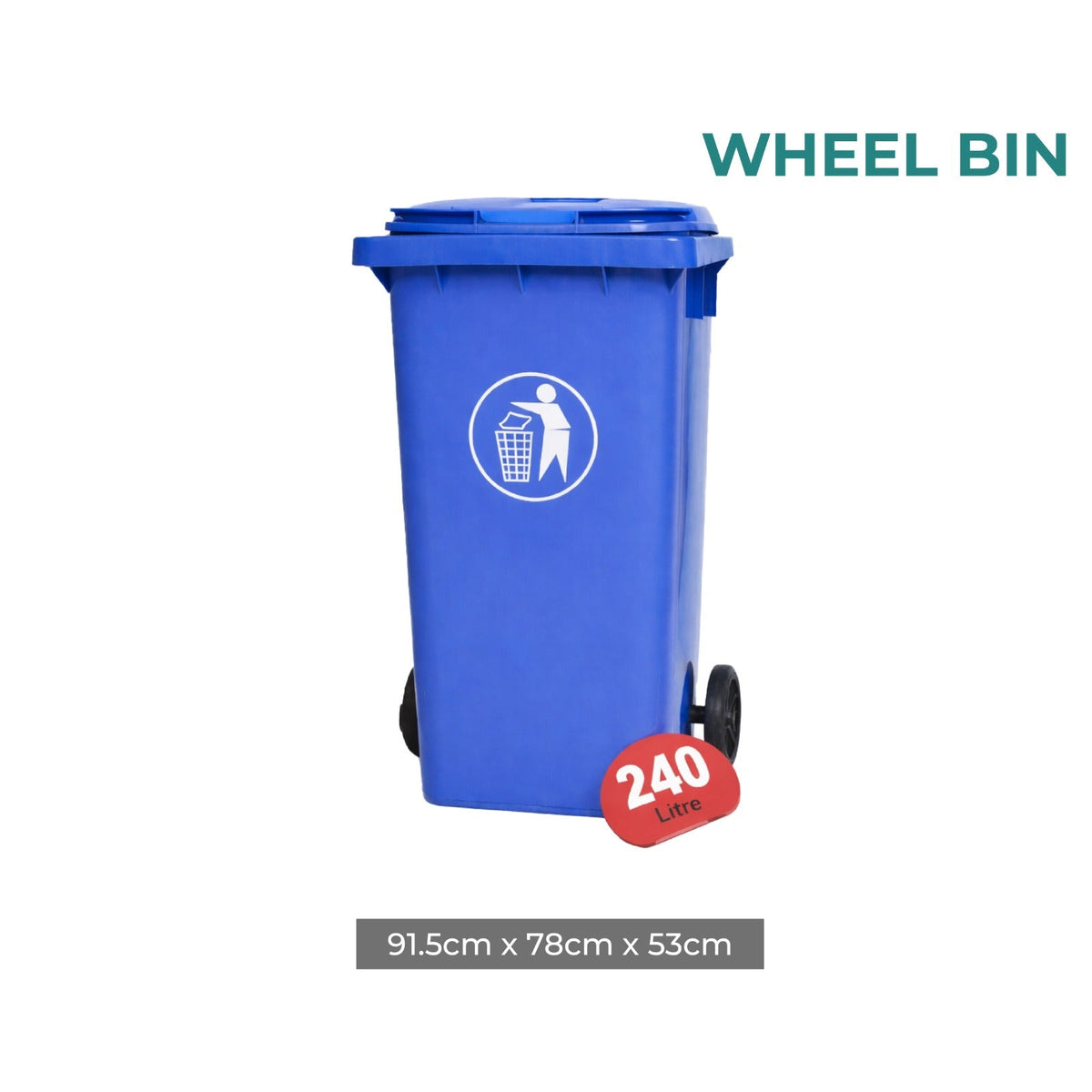Zidello Plastic Dustbin – Durable Foot-Operated Dustbin for Home, Kitchen & Office (Random colours)