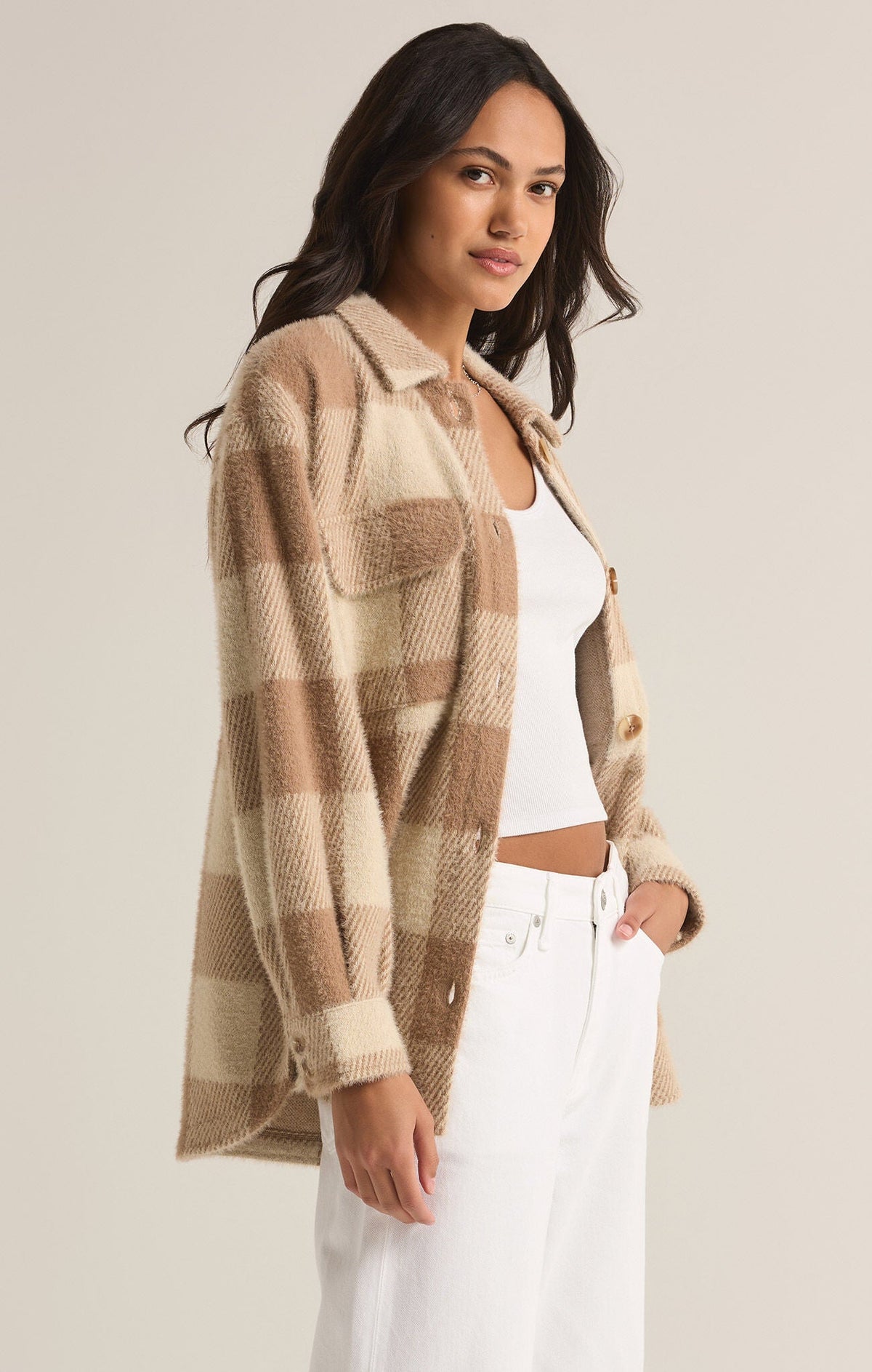 Tucker Buffalo Check Jacket - Campfire