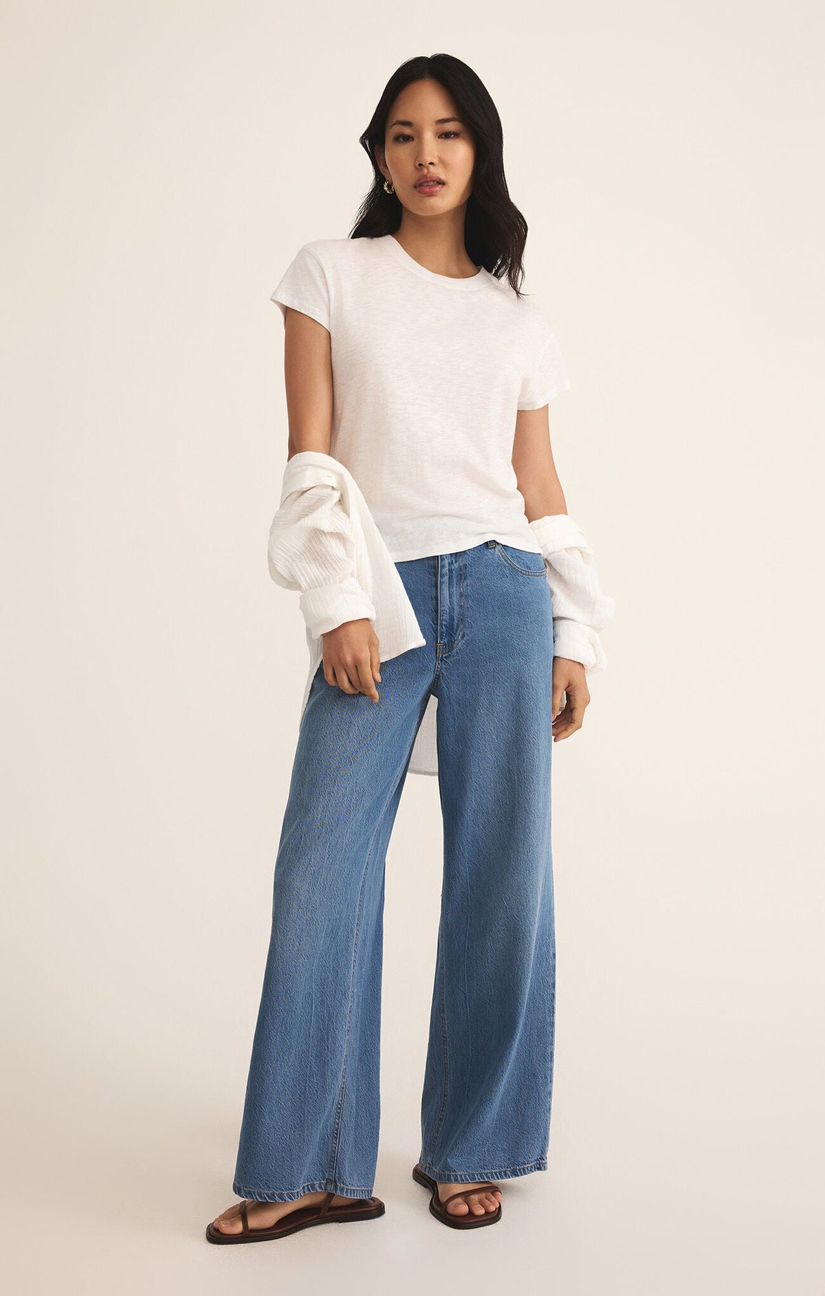 Modern Slub Tee - White